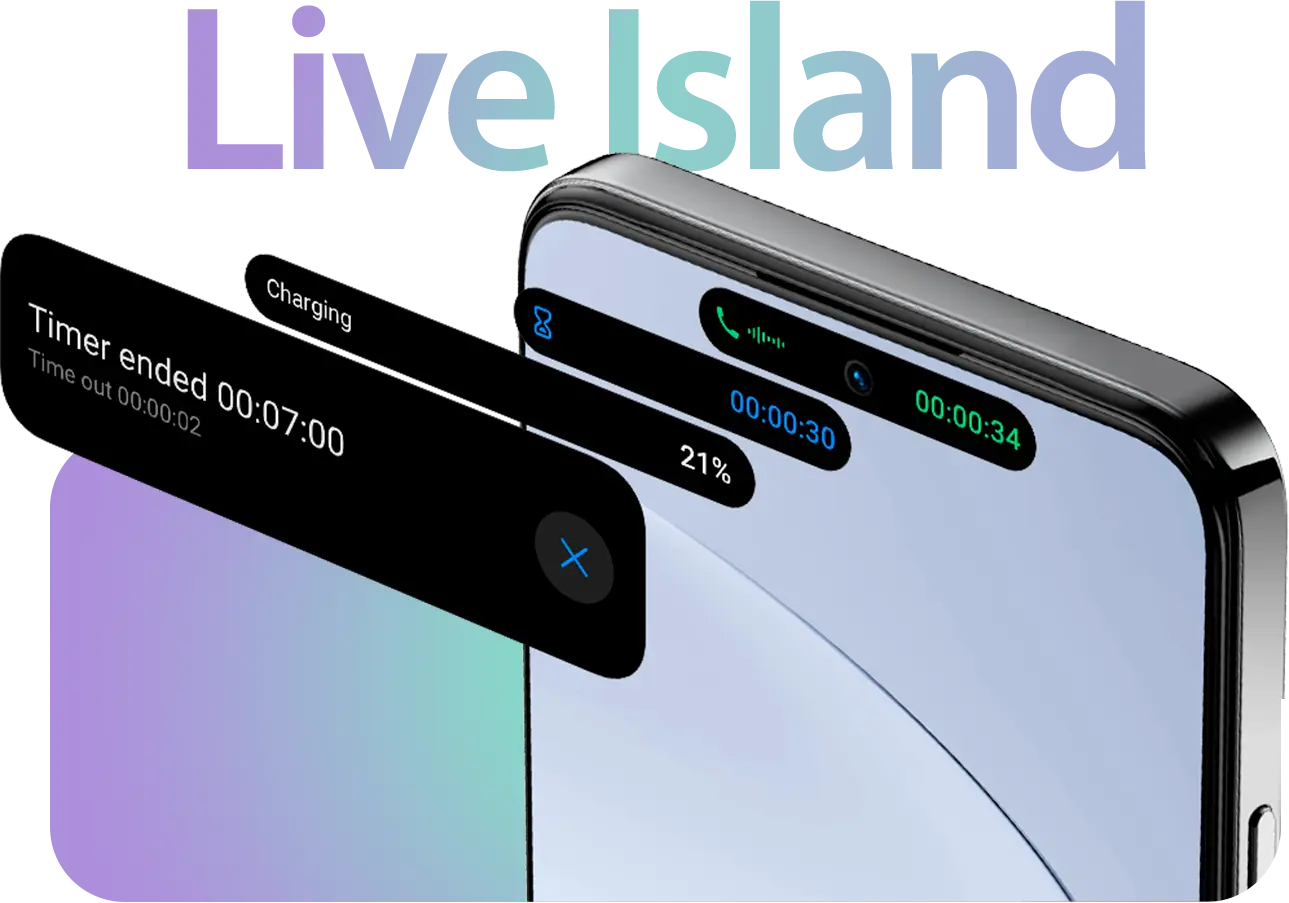 ZTE Axon 60 Live Island